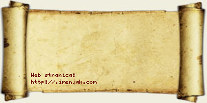 Mileva Debeljak vizit kartica